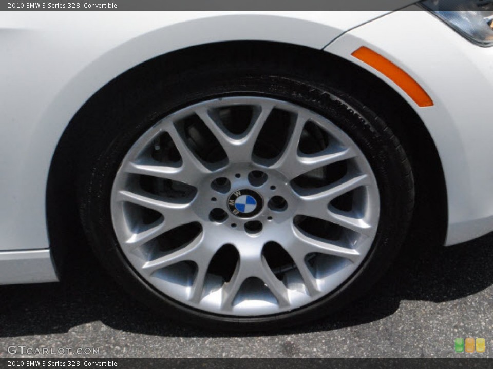 2010 BMW 3 Series 328i Convertible Wheel and Tire Photo #50595749