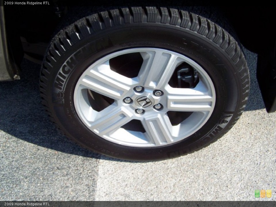 2009 Honda Ridgeline RTL Wheel and Tire Photo #50601672