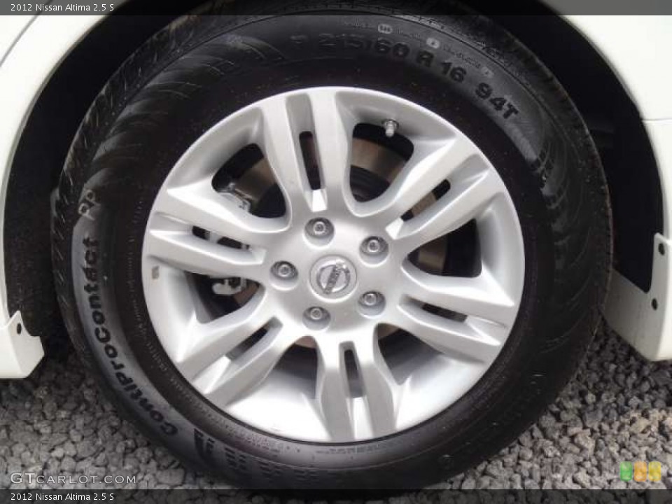 2012 Nissan Altima 2.5 S Wheel and Tire Photo #50602224