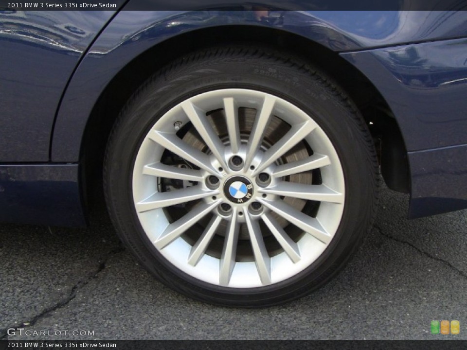 2011 BMW 3 Series 335i xDrive Sedan Wheel and Tire Photo #50602530