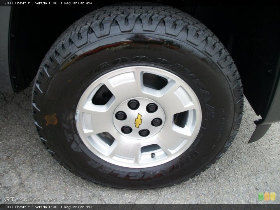 2011 Chevrolet Silverado 1500 LT Regular Cab 4x4 Wheel and Tire Photo #50602848
