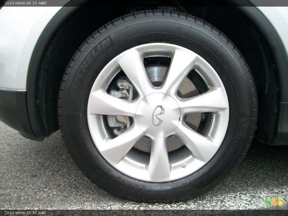 2010 Infiniti EX 35 AWD Wheel and Tire Photo #50603688