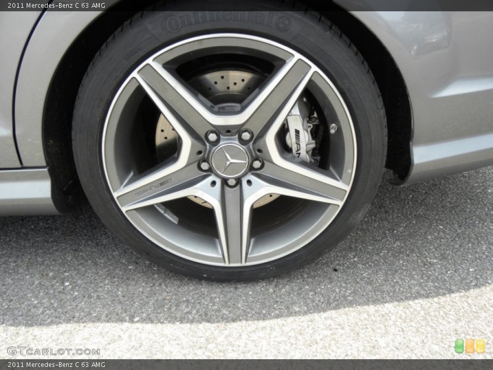 2011 Mercedes-Benz C 63 AMG Wheel and Tire Photo #50608599