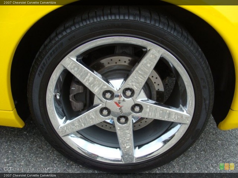 2007 Chevrolet Corvette Convertible Wheel and Tire Photo #50608869