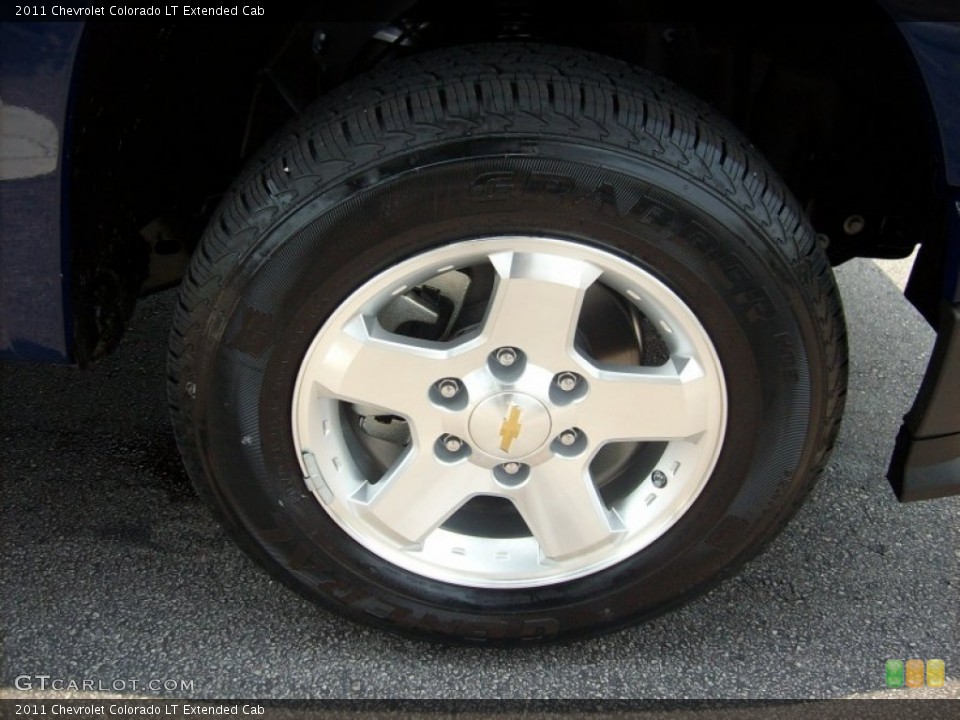 2011 Chevrolet Colorado LT Extended Cab Wheel and Tire Photo #50611536