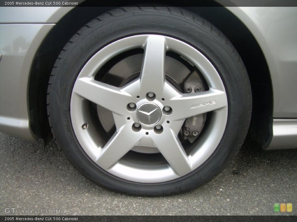 2005 Mercedes-Benz CLK 500 Cabriolet Wheel and Tire Photo #50615335