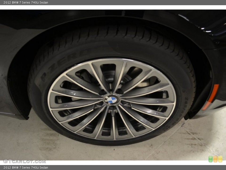 2012 BMW 7 Series 740Li Sedan Wheel and Tire Photo #50615970