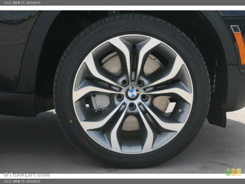 2012 BMW X5 xDrive50i Wheel and Tire Photo #50616219