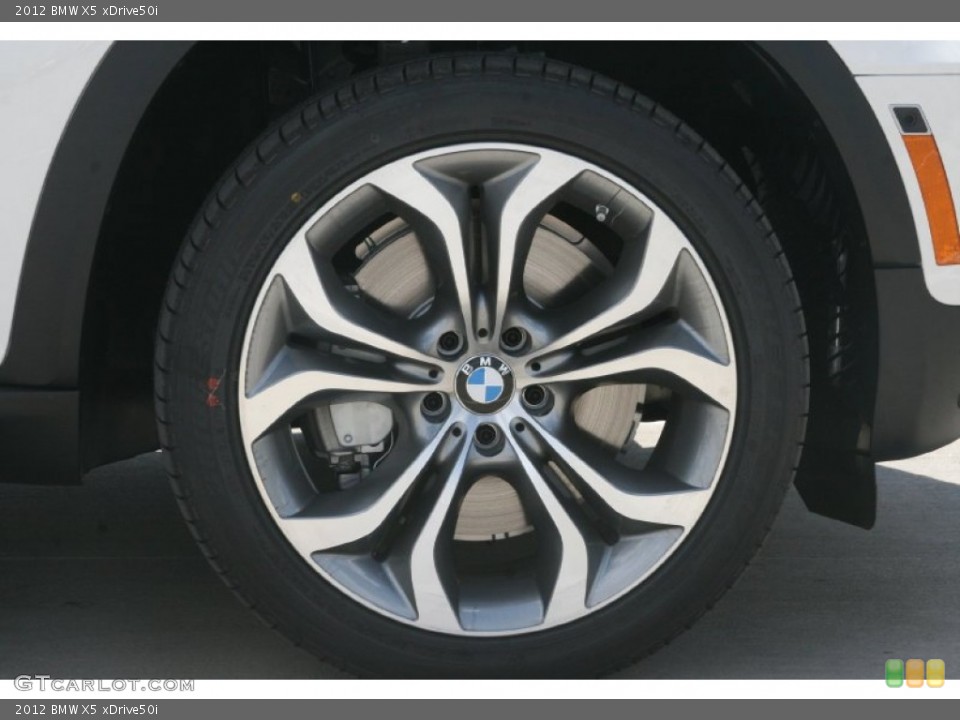 2012 BMW X5 xDrive50i Wheel and Tire Photo #50616600