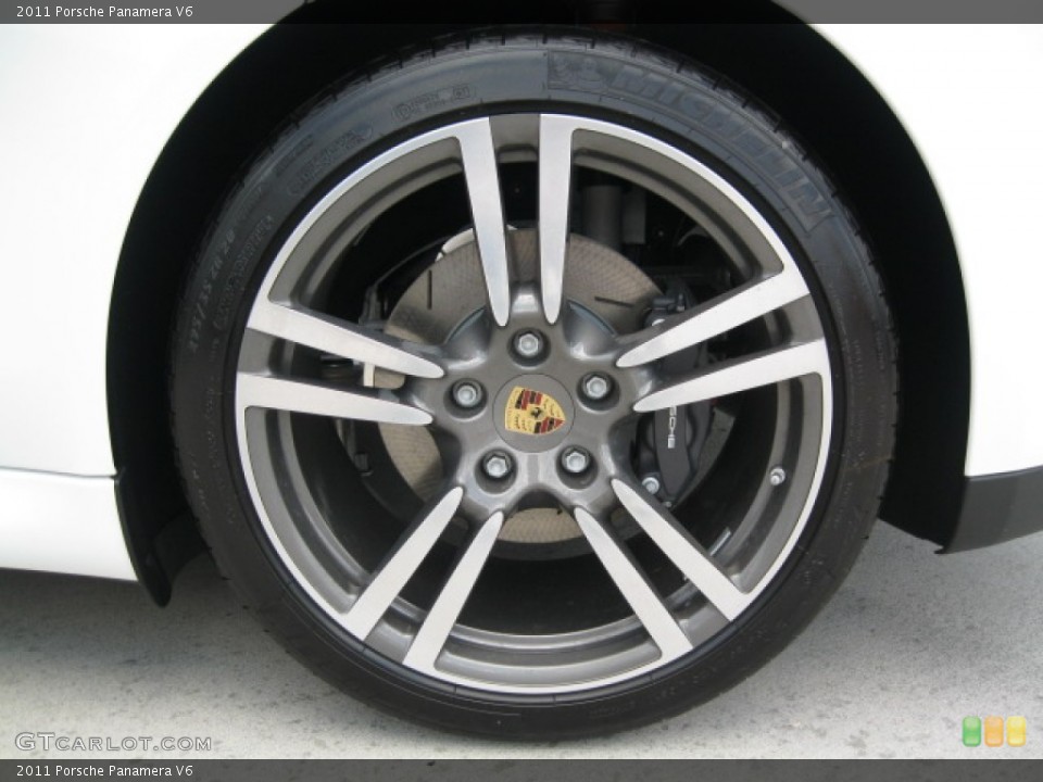 2011 Porsche Panamera V6 Wheel and Tire Photo #50618478