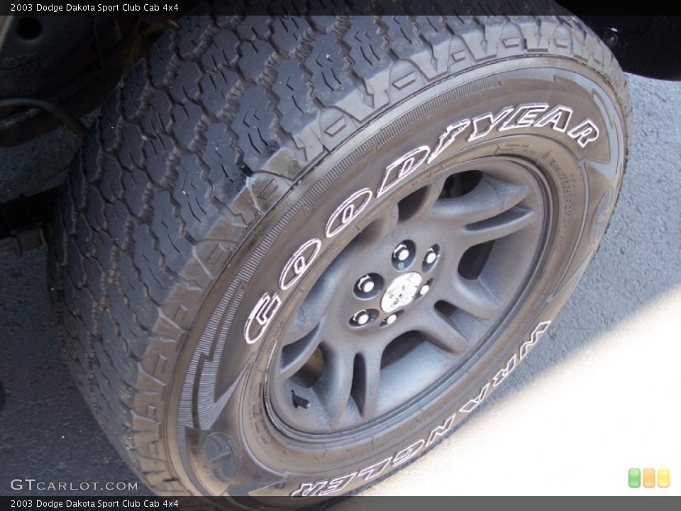 2003 Dodge Dakota Custom Wheel and Tire Photo #50619897