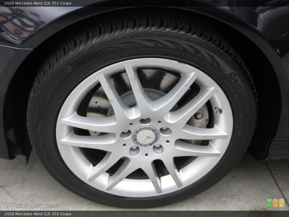 2009 Mercedes-Benz CLK 350 Coupe Wheel and Tire Photo #50620659