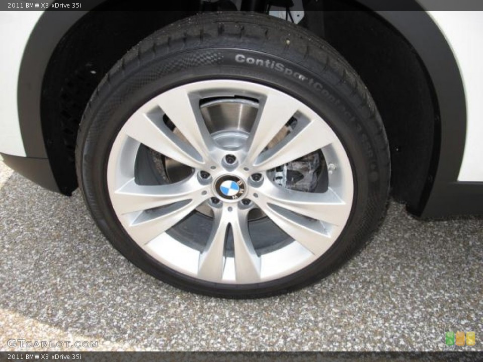 2011 BMW X3 xDrive 35i Wheel and Tire Photo #50621805