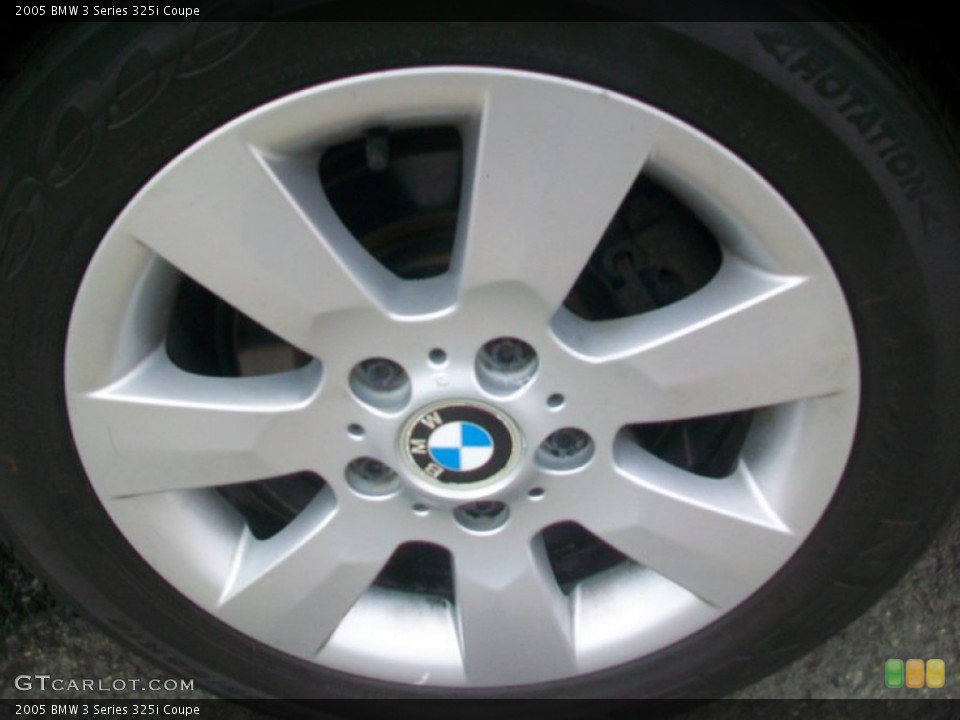 2005 BMW 3 Series 325i Coupe Wheel and Tire Photo #50624196