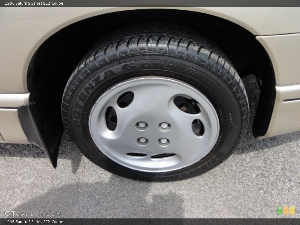 1996 Saturn S Series SC2 Coupe Wheel and Tire Photo #50625396