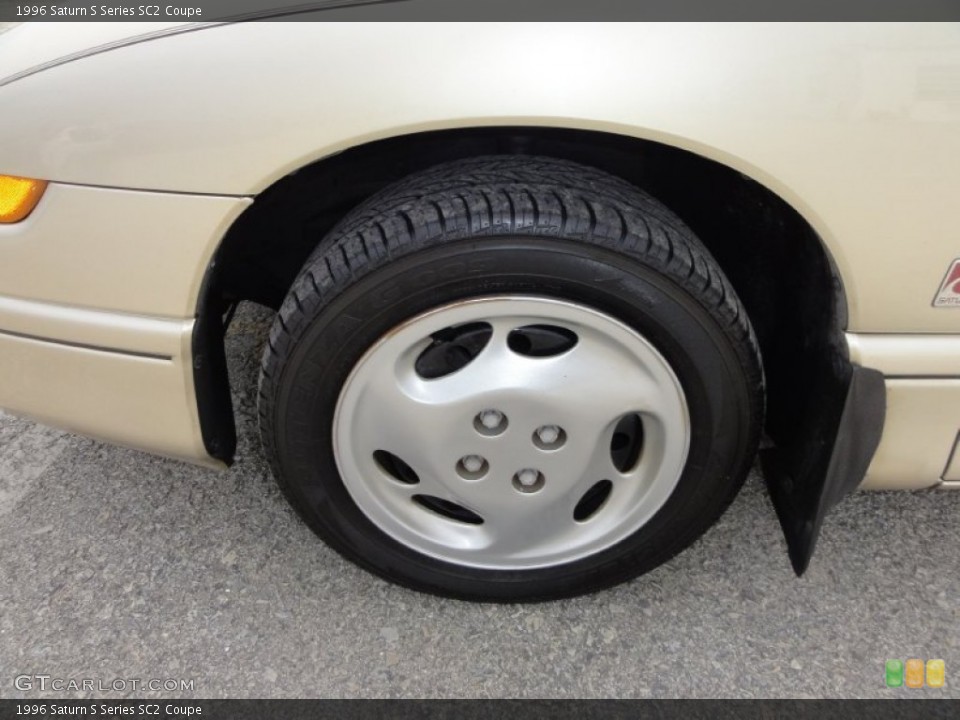 1996 Saturn S Series SC2 Coupe Wheel and Tire Photo #50625489