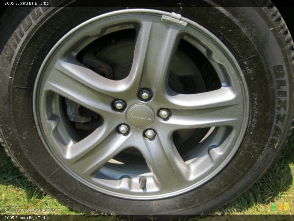 2005 Subaru Baja Turbo Wheel and Tire Photo #50630271
