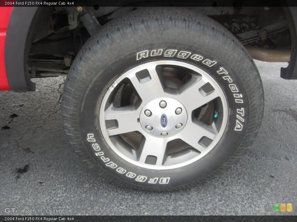 2004 Ford F150 FX4 Regular Cab 4x4 Wheel and Tire Photo #50635230