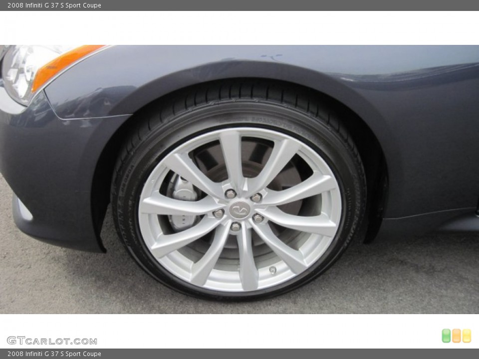 2008 Infiniti G 37 S Sport Coupe Wheel and Tire Photo #50639049