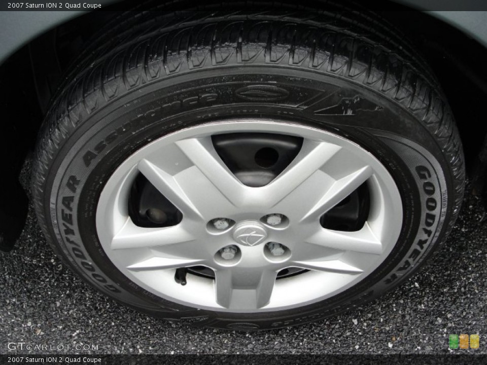 2007 Saturn ION 2 Quad Coupe Wheel and Tire Photo #50645901