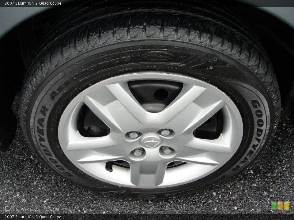 2007 Saturn ION 2 Quad Coupe Wheel and Tire Photo #50645901