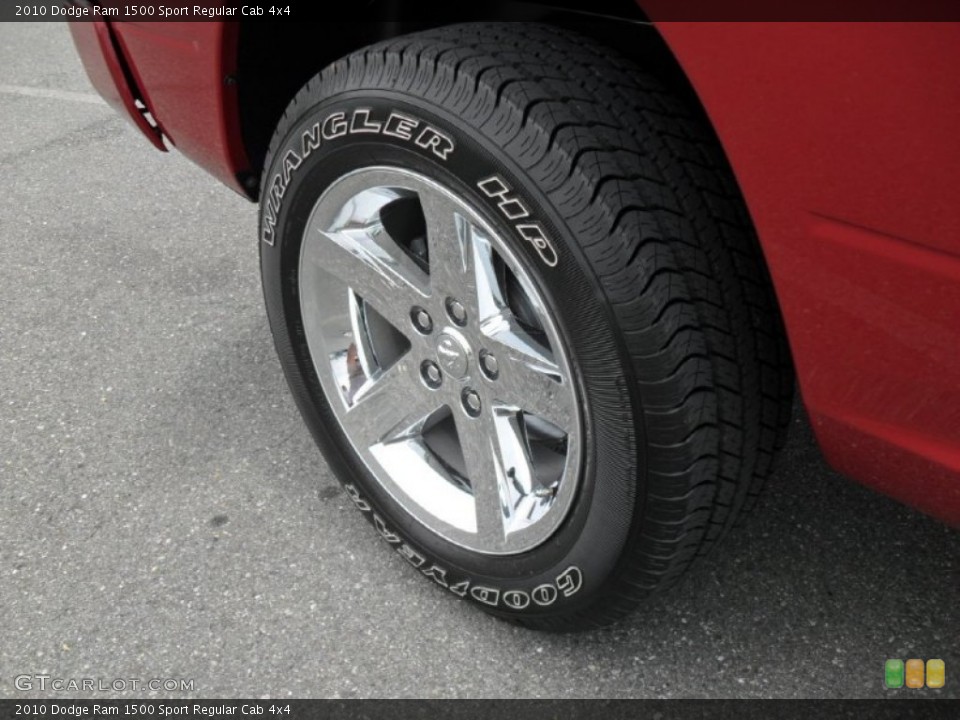 2010 Dodge Ram 1500 Sport Regular Cab 4x4 Wheel and Tire Photo #50653080