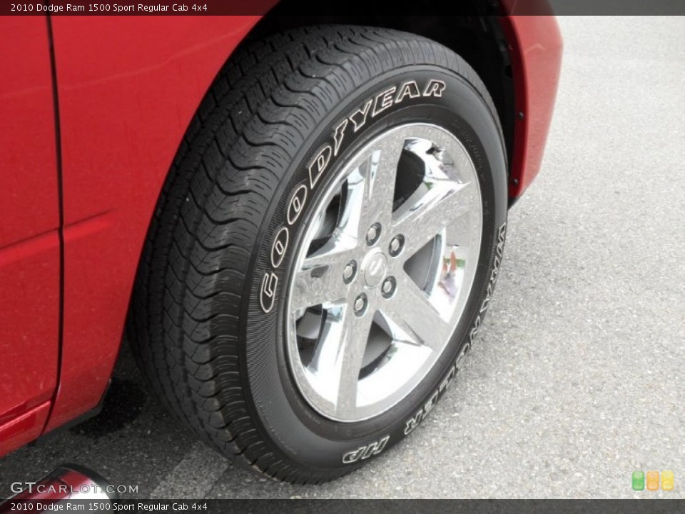 2010 Dodge Ram 1500 Sport Regular Cab 4x4 Wheel and Tire Photo #50653101