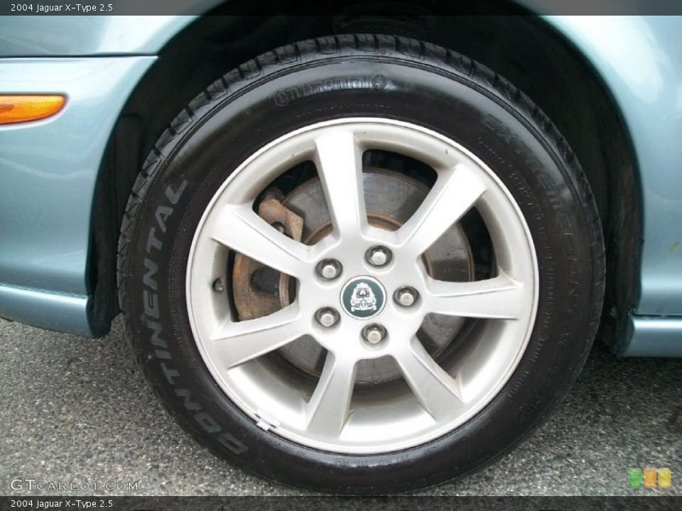 2004 Jaguar X-Type 2.5 Wheel and Tire Photo #50653935