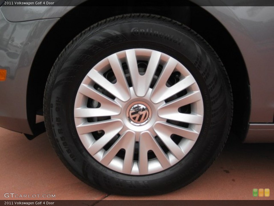 2011 Volkswagen Golf 4 Door Wheel and Tire Photo #50655016