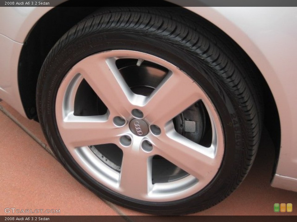 2008 Audi A6 3.2 Sedan Wheel and Tire Photo #50655526