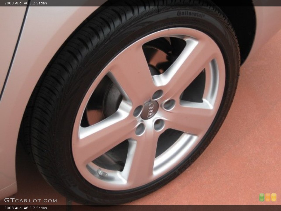 2008 Audi A6 3.2 Sedan Wheel and Tire Photo #50655547