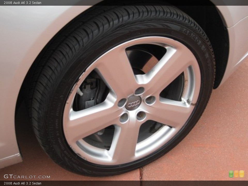 2008 Audi A6 3.2 Sedan Wheel and Tire Photo #50655574