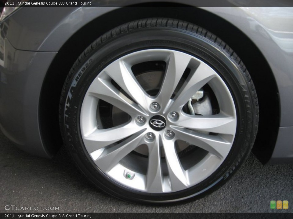 2011 Hyundai Genesis Coupe 3.8 Grand Touring Wheel and Tire Photo #50655736
