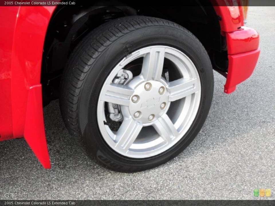 2005 Chevrolet Colorado LS Extended Cab Wheel and Tire Photo #50657681