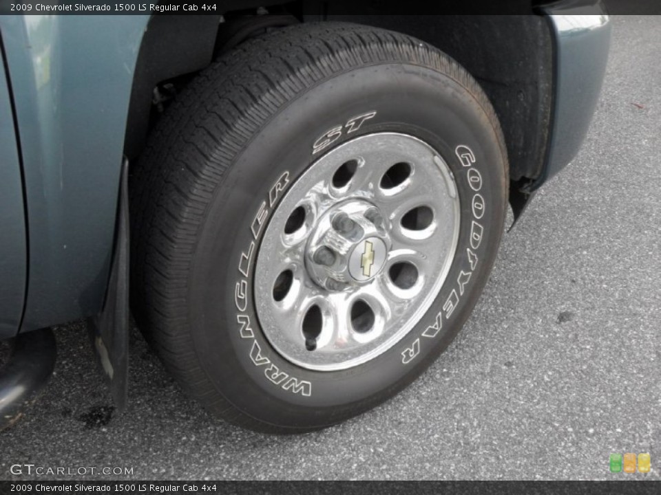 2009 Chevrolet Silverado 1500 LS Regular Cab 4x4 Wheel and Tire Photo #50658308