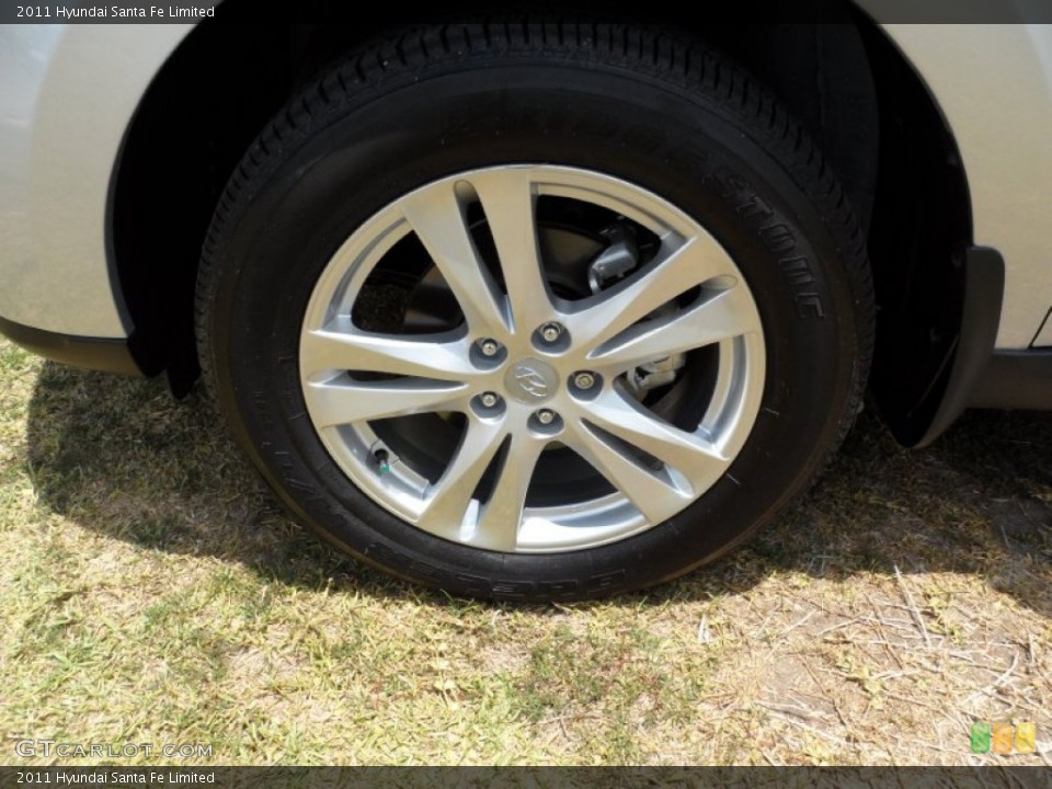 2011 Hyundai Santa Fe Limited Wheel and Tire Photo #50665007