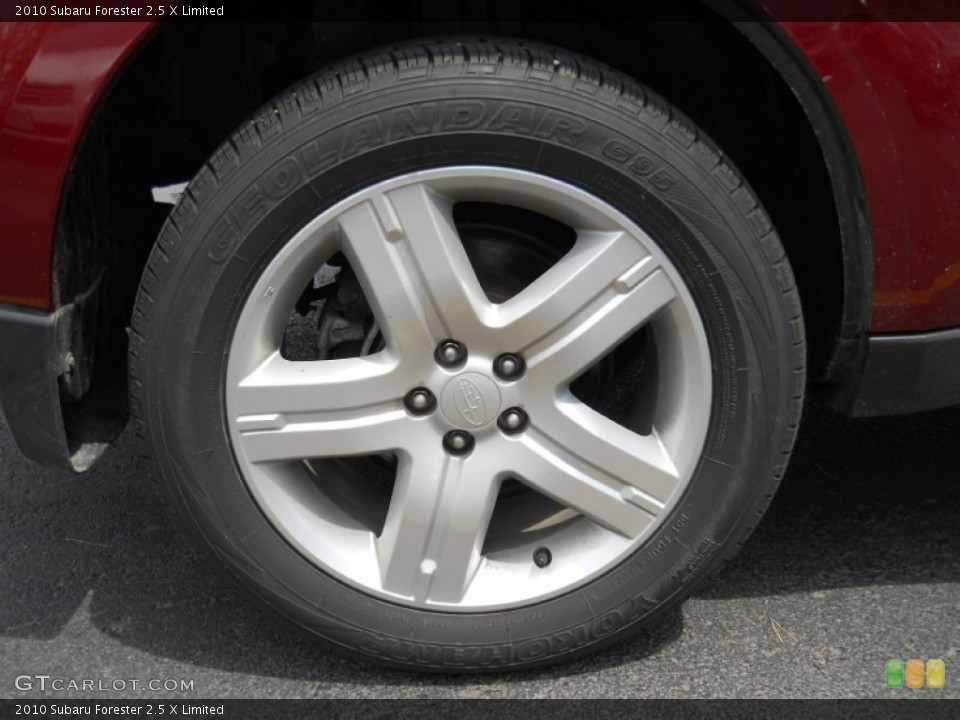 2010 Subaru Forester 2.5 X Limited Wheel and Tire Photo #50673482