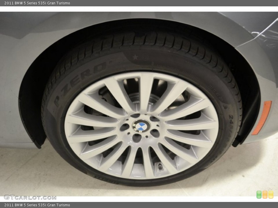 2011 BMW 5 Series 535i Gran Turismo Wheel and Tire Photo #50675972