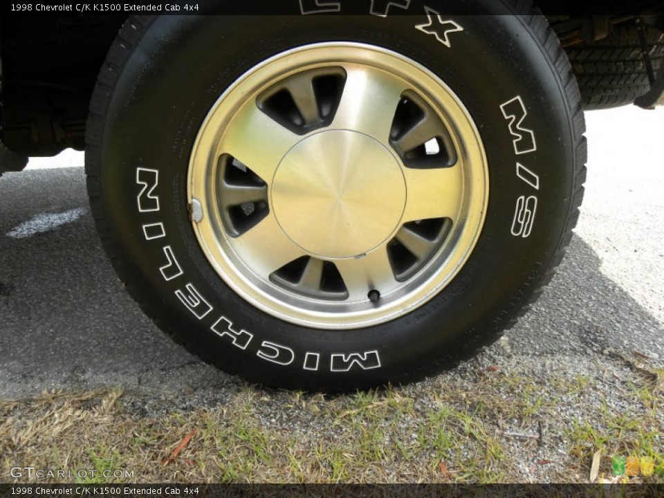 1998 Chevrolet C/K K1500 Extended Cab 4x4 Wheel and Tire Photo #50676587
