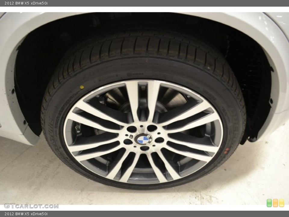 2012 BMW X5 xDrive50i Wheel and Tire Photo #50676935