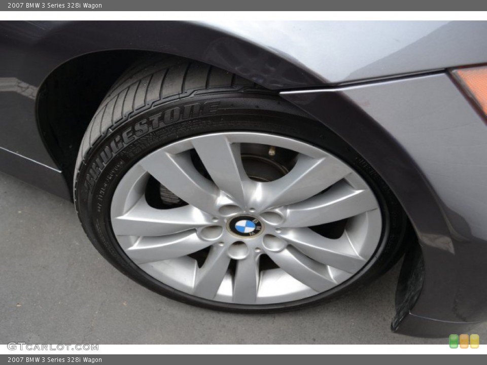 2007 BMW 3 Series 328i Wagon Wheel and Tire Photo #50677583