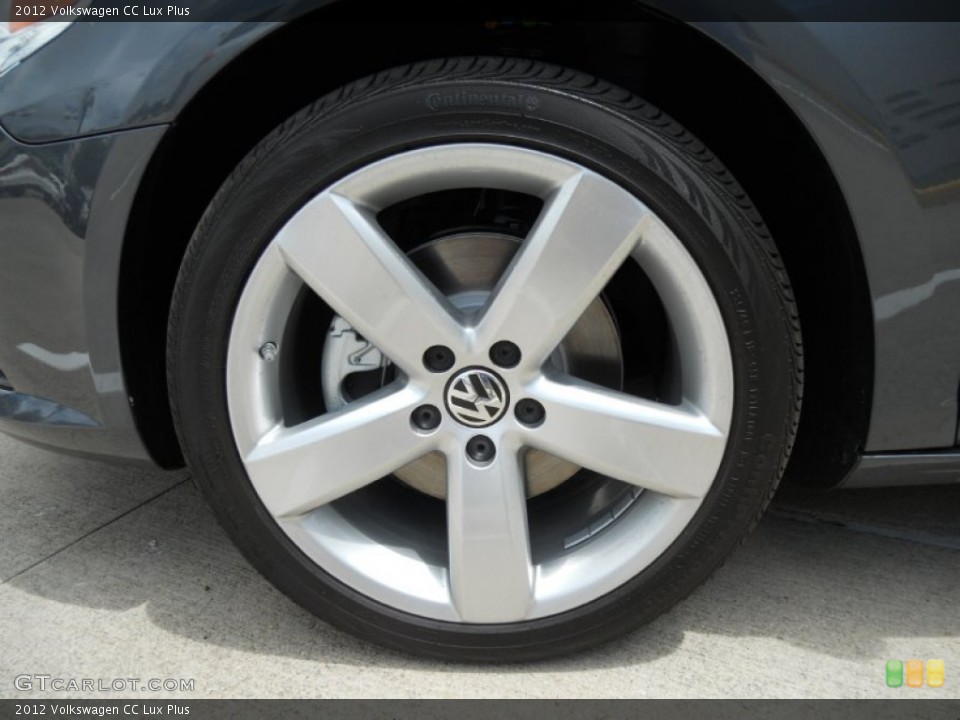 2012 Volkswagen CC Lux Plus Wheel and Tire Photo #50682991