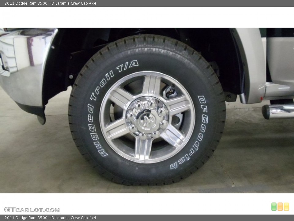 2011 Dodge Ram 3500 HD Laramie Crew Cab 4x4 Wheel and Tire Photo #50684327