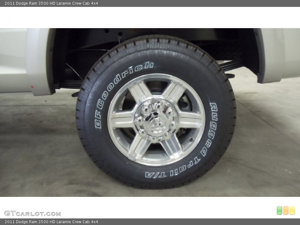 2011 Dodge Ram 3500 HD Laramie Crew Cab 4x4 Wheel and Tire Photo #50684333