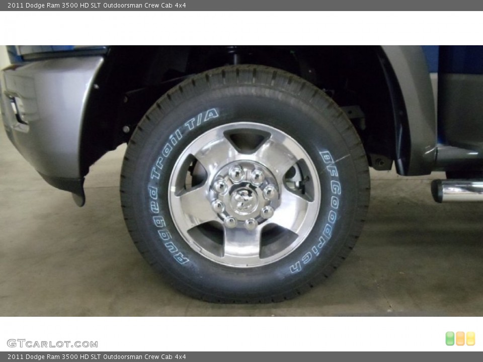 2011 Dodge Ram 3500 HD SLT Outdoorsman Crew Cab 4x4 Wheel and Tire Photo #50685230
