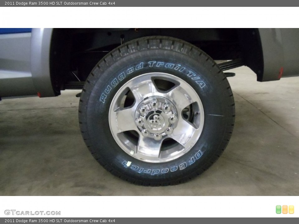 2011 Dodge Ram 3500 HD SLT Outdoorsman Crew Cab 4x4 Wheel and Tire Photo #50685236