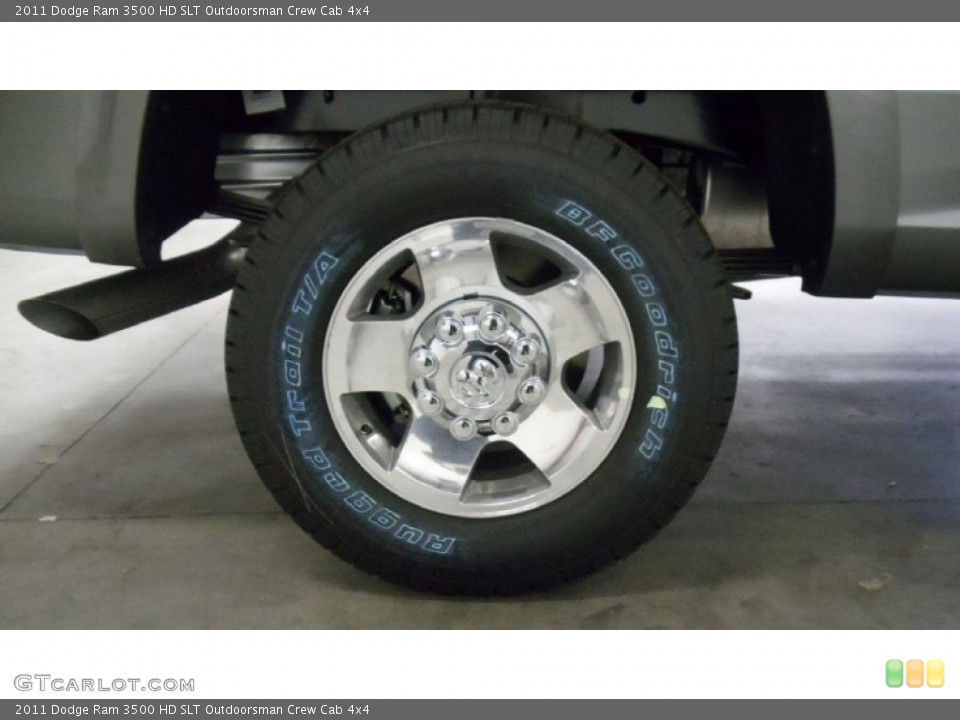 2011 Dodge Ram 3500 HD SLT Outdoorsman Crew Cab 4x4 Wheel and Tire Photo #50685245