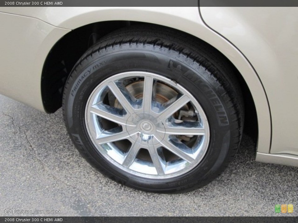 2008 Chrysler 300 C HEMI AWD Wheel and Tire Photo #50689428