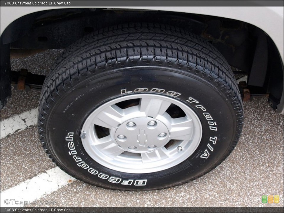 2008 Chevrolet Colorado LT Crew Cab Wheel and Tire Photo #50691196