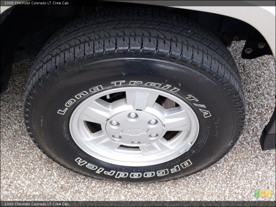 2008 Chevrolet Colorado LT Crew Cab Wheel and Tire Photo #50691215